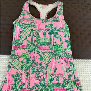 Lilly Pulitzer Pink and Green Tank